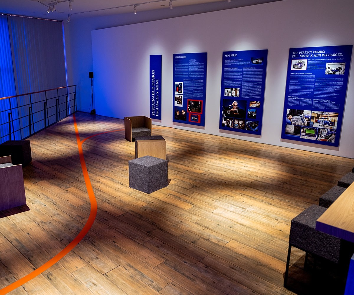 General view of the second floor of the event venue